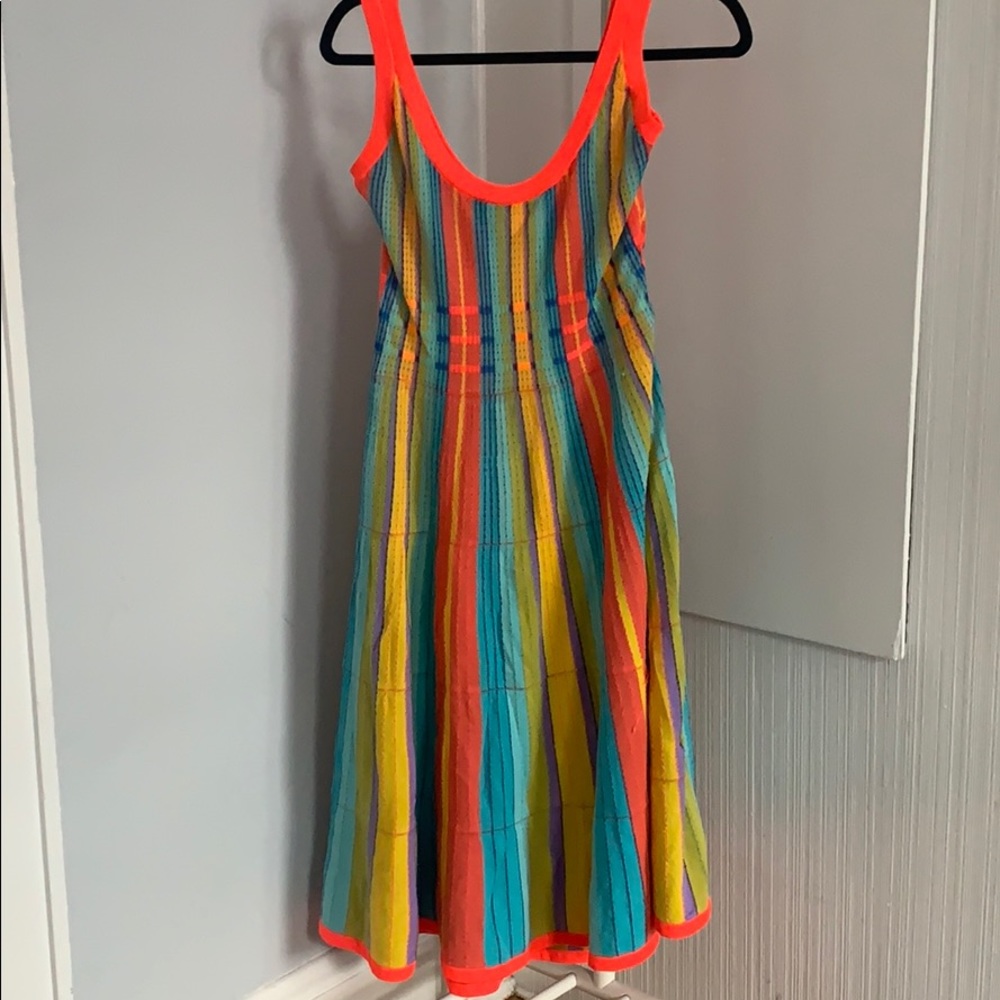 Kate Spade aline colorful knit dress